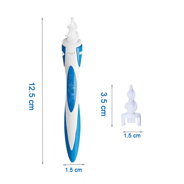 4656 Smart Swab Silicone Easy Earwax Removal with 16 Replacement Disposable Soft Tips/Ear Wax DeoDap 4656 Smart Swab Silicone Easy Earwax Removal with 16 Replacement Disposable Soft Tips/Ear Wax DeoDap